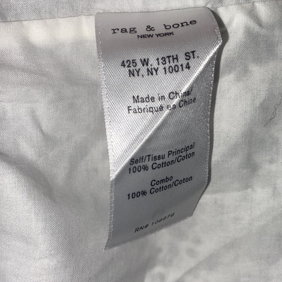 Rag & Bone off the shoulders Flavia Top in Black Floral - Picture 10 of 13